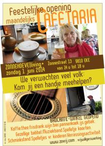 2014-06-01 opening maandelijks cafetaria oproep vrijwilligers