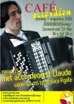 20160807 Affiche Cafetaria met optreden van accordeonist Claude
